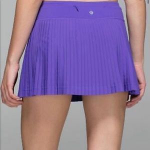 LuLuLemon Athletica Pleated Iris Flower Skort